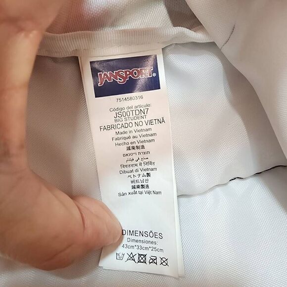 Jansport 5 Compartments Tie Dye Big Backpack Back to school - Picture 7 of 12